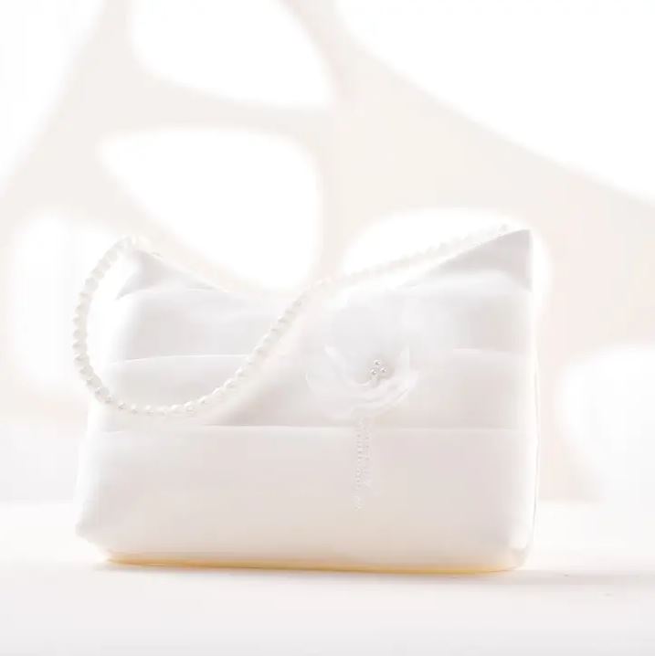 Ivory Flower First Holy Communion Bag