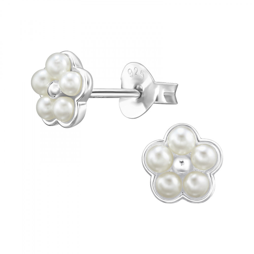 Pearl Flower earrings