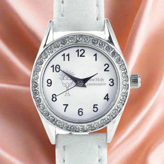 First Communion Gift for girls watch face