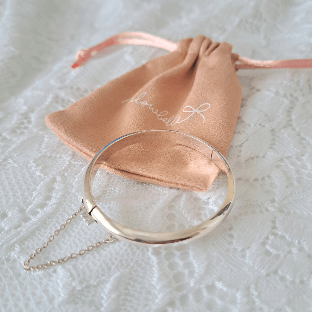 Silver bangle - harlowbelle