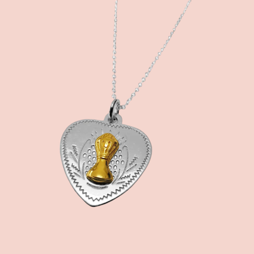 Heart Shaped Communion Medal Silver Communion gift
