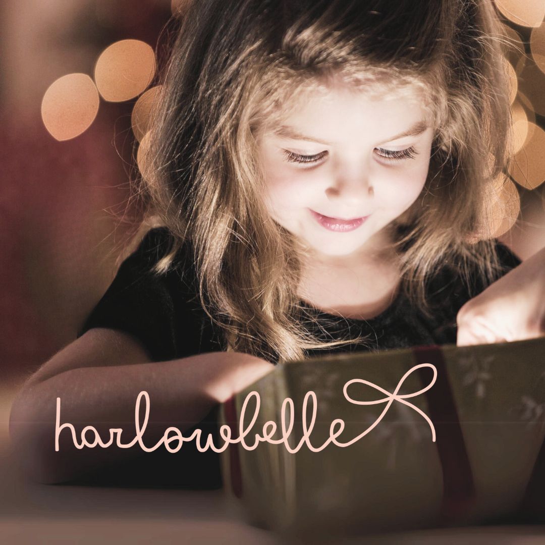 Girl Opening christmas gift from harlowbelle