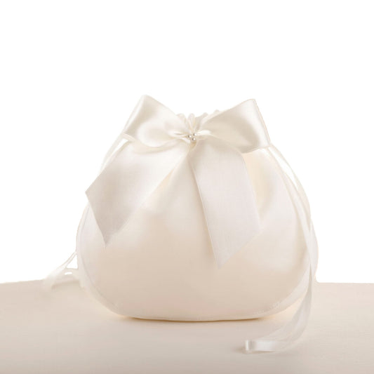 Satin Bow Communion Bag