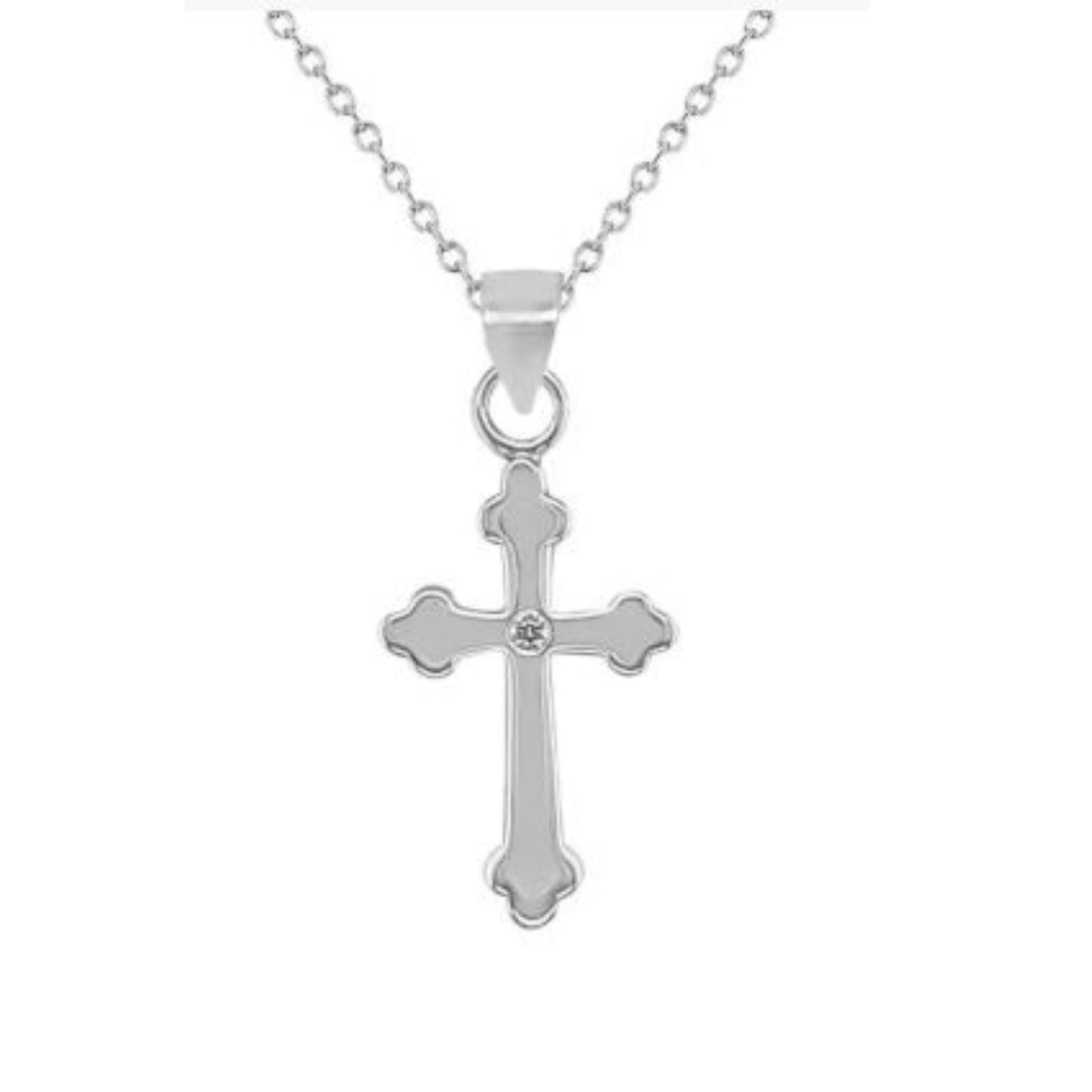 Simple cross necklace