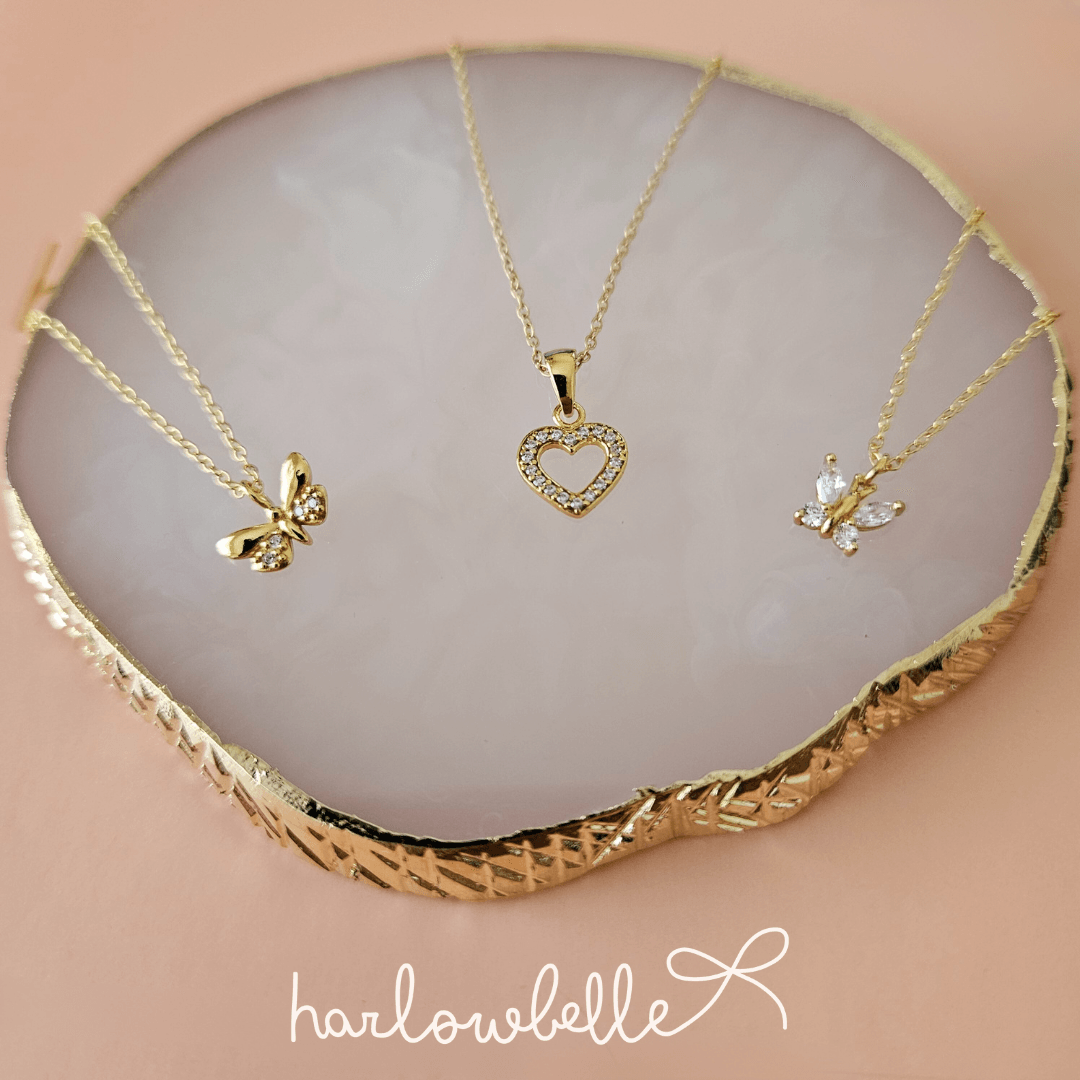 Little Gold Butterfly - harlowbelle