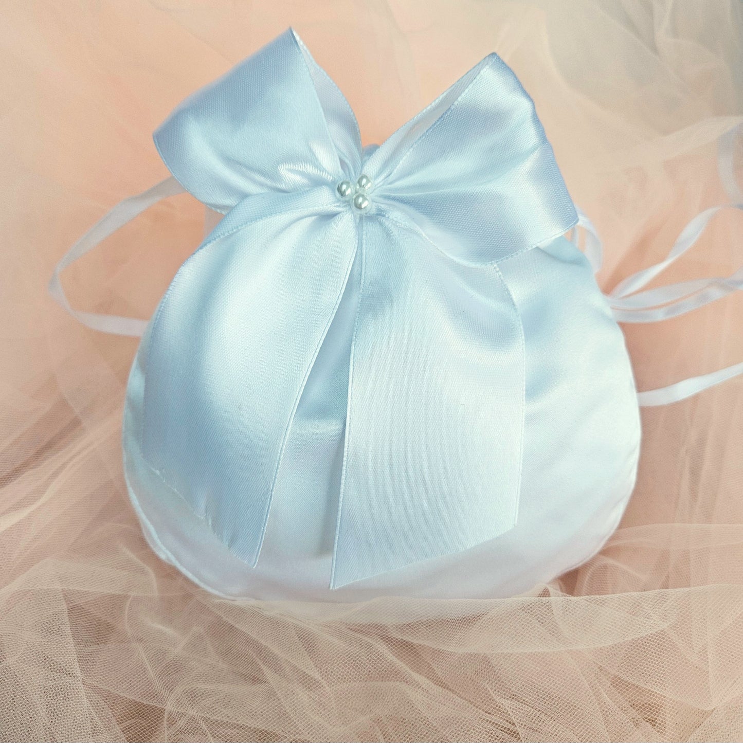 Satin Bow Communion Bag