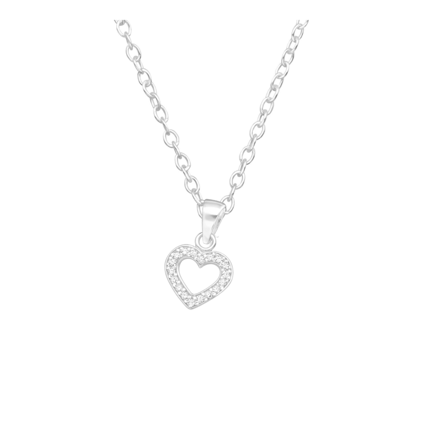 Gold CZ Heart - harlowbelle