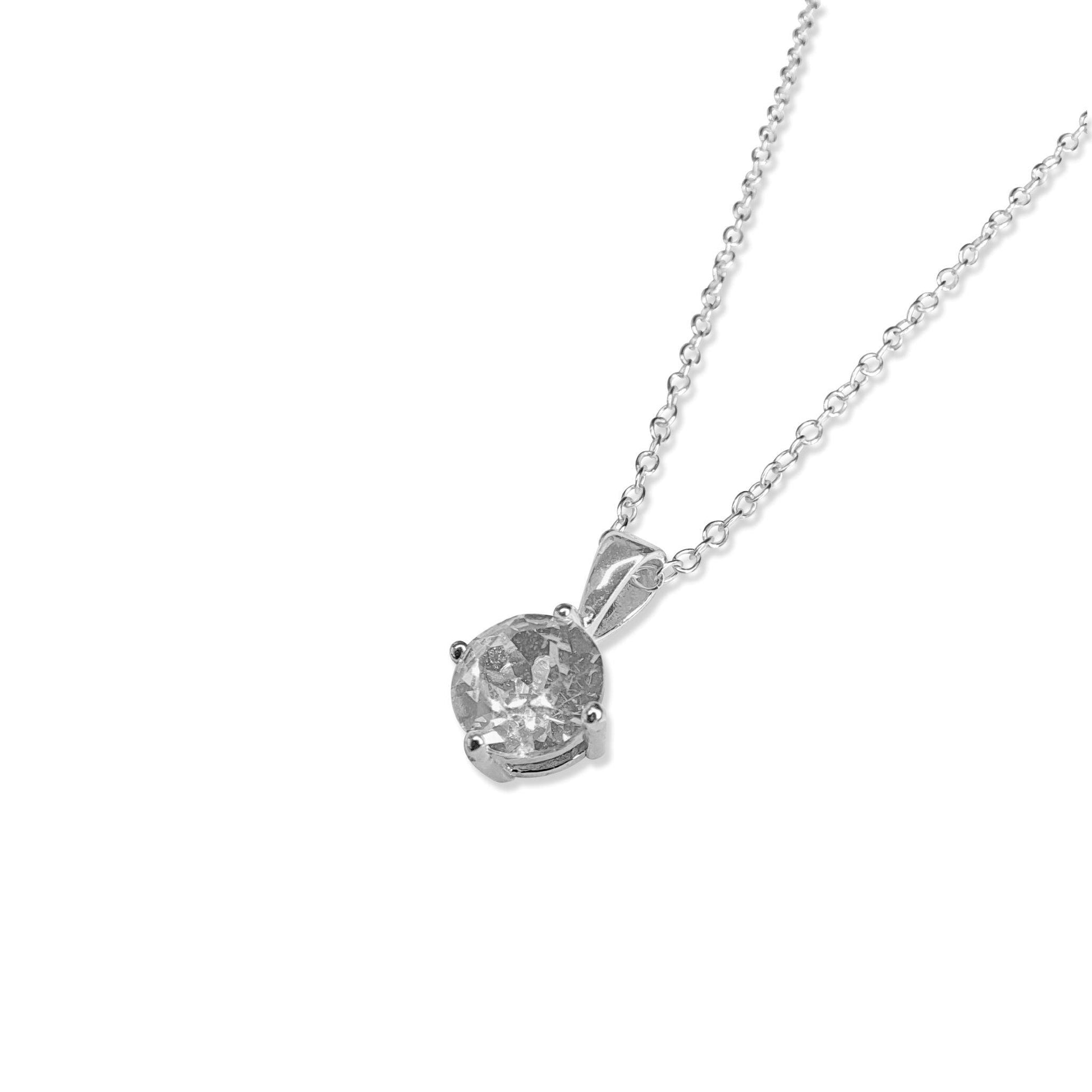 Single CZ necklace - harlowbelle